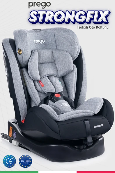 Prego Strongfix 360 Derece Dönebilen 0-36 Kg İsofixli Oto Koltuğu 4088 ürün görseli 1