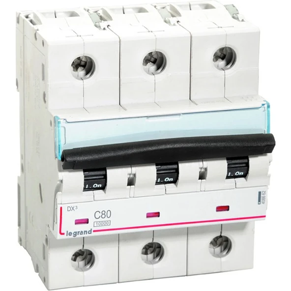 Legrand Dx3 3X80A C Tipi Otomatik Sigorta 10KA 408662