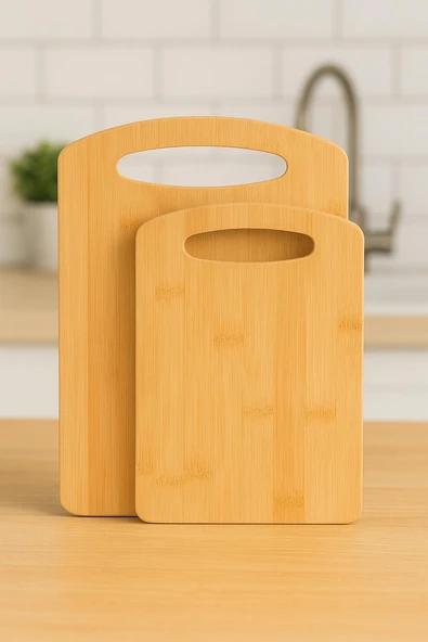 2'li Bambu Kesme Tahtası ürün görseli