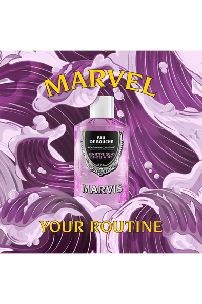 Marvis Sensitive Gums Gentle Mint Ağız Bakım Suyu 400 ml - Resim 3