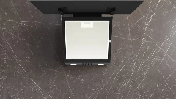 Siemens LC63KPJ60T iQ100 Duvar Tipi Davlumbaz Siyah Cam, Siyah - Resim 5