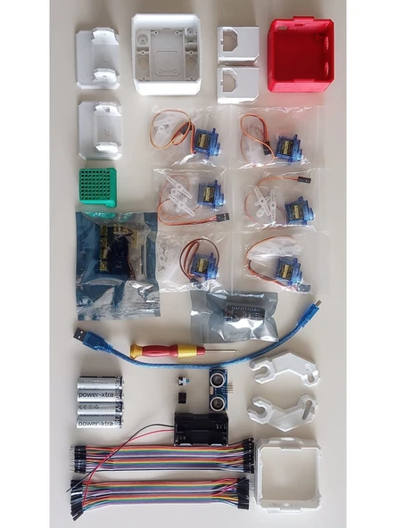 Kollu Otto Robot Kiti  Bluetooth Kontrollü Akıllı Robot - Resim 4