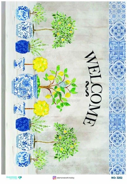 Diamond Pirinç Dekopaj Kağıdı - 3252 ürün görseli