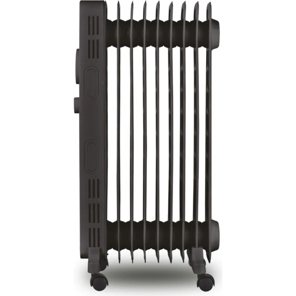 Kumtel 9 Dilim Siyah Radyatör Kum-1225S - 2