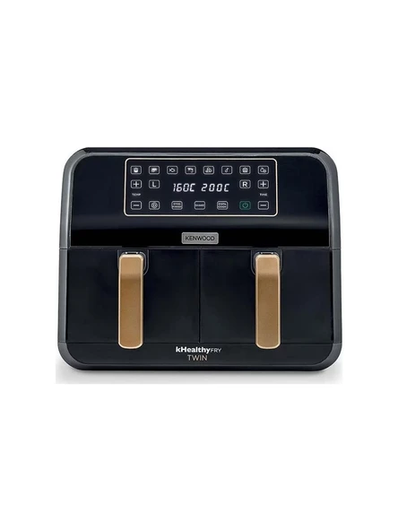 Kenwood Dual Air Fryer Bk Copper HFP70.000BK 8 lt Yağsız Fritöz ürün görseli 1