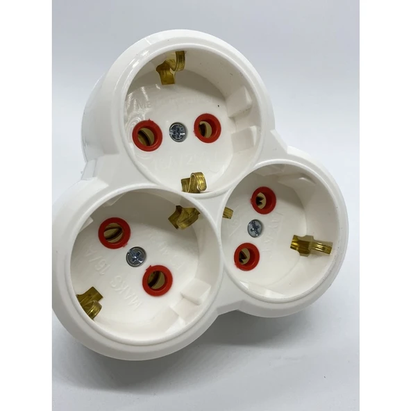 Ayka Üçlü Topraklı Golyat Priz - Çoğaltıcı Çoklayıcı Fiş