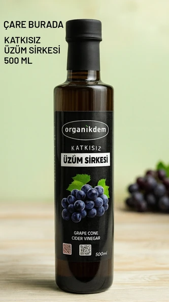 Katkısız Üzüm Sirkesi 500 Ml ürün görseli