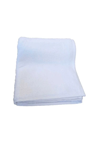 6 lı Otel Havlusu 100 Pamuklu Beyaz El Havlusu 50x90 Cm - 3