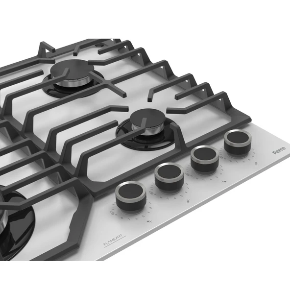 Flowart Turbolu Asimetrik Silenart Beyaz Cam Ankastre Set QBL62CB - NT026WFA - D064SA - Resim 6