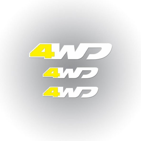 OTOGRAFİK - DACİA DUSTER 4WD STICKER SET - 2