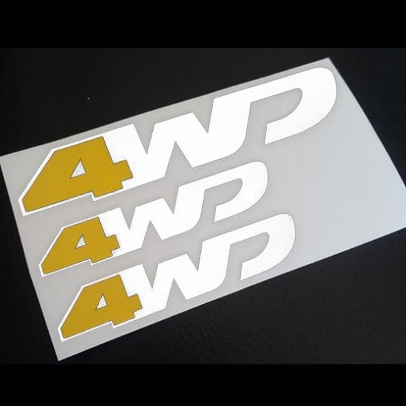 OTOGRAFİK - DACİA DUSTER 4WD STICKER SET - 3