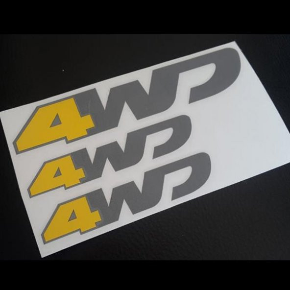 OTOGRAFİK - DACİA DUSTER 4WD STICKER SET - 6