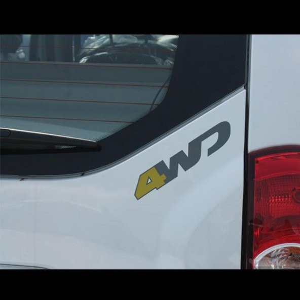 OTOGRAFİK - DACİA DUSTER 4WD STICKER SET - 7