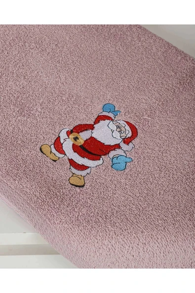 Mira Home Banyo Havlusu Takımı Noel Baba  Nakışlı - 3