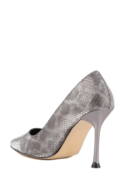 Stato -  Platin Renk Kadın Topuklu Ayakkabı - Resim 5