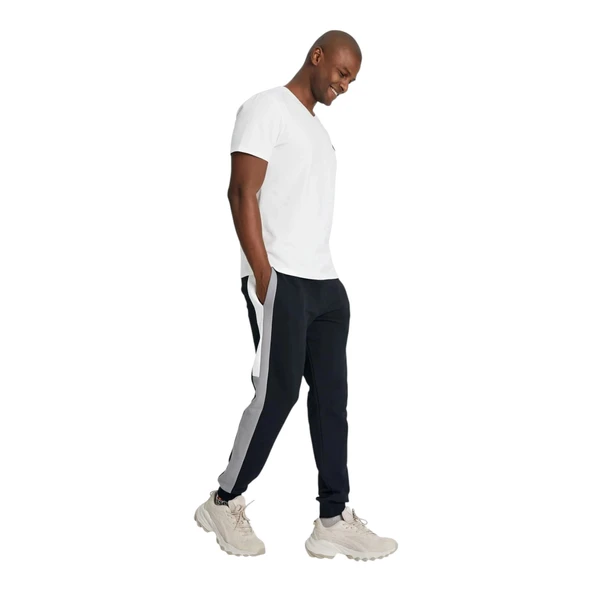 Erkek V Yaka T-shirt - Resim 9