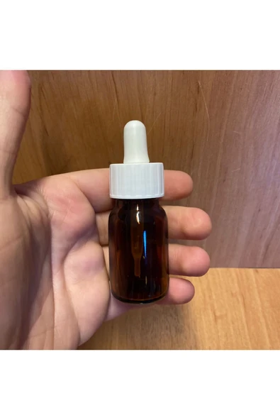 20 Ml Plastik Damlalıklı Amber Cam Şişe , 20Cc Kahverengi Cam Şişe Damlalıklı x 6 Adet - 2