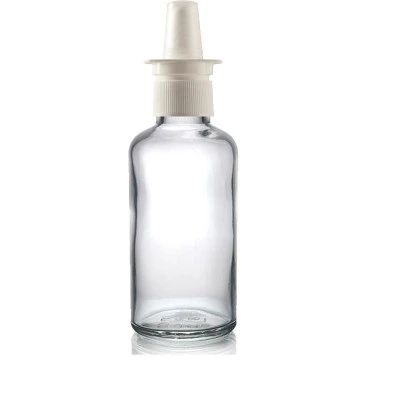 50ml şeffaf şişe, Burun spreyi, 12 adet Nazal Spreyli, Ecza şişesi, İlaç Şişesi - 2