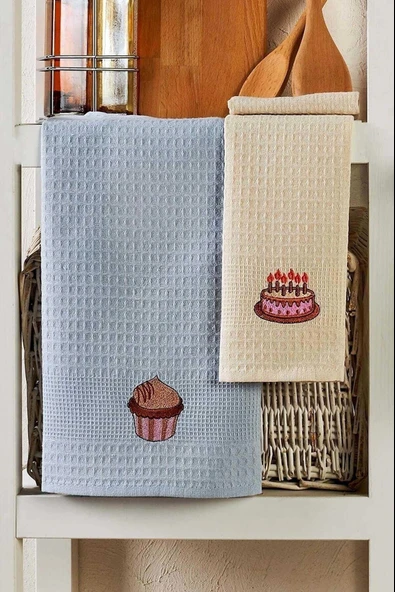 6 Parça Mutfak Kurulama Bezi 30 X 50 Cm Cake - 2