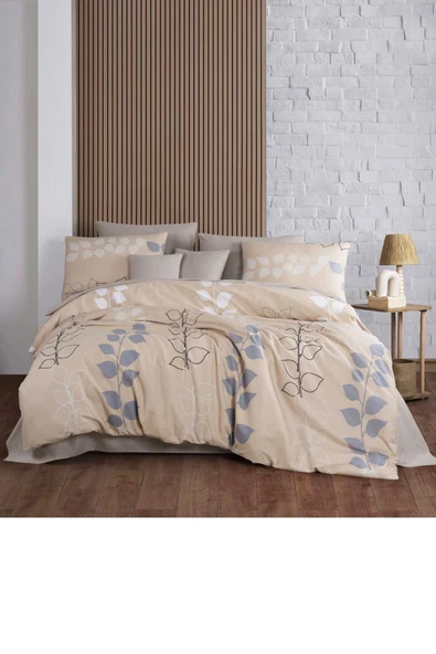 Çift Kişilik Nevresim Takımı Pamuklu Doğal Esinti ürün görseli 1