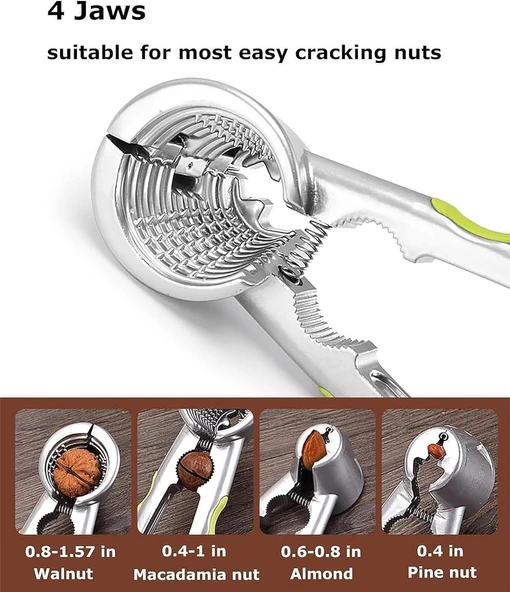 3B Trend Ergomik Saplı Ceviz Fındık Badem Çok Amaçlı Kıracak Kıracağı - Resim 5