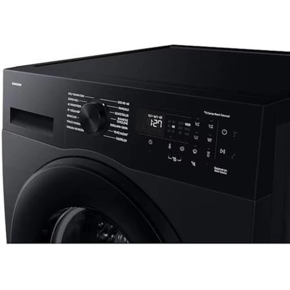 Samsung WW11DG5B25ABAH 1400 Devir 11 KG Siyah Çamaşır Makinesi - Resim 4