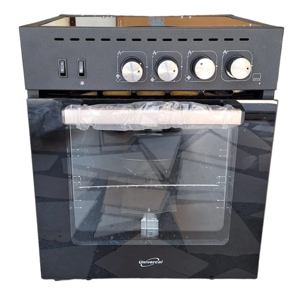 KARAVAN&TEKNE UNİVERCAL TRIBLEX ÜÇ GÖZLÜ OCAKLI GAZLI FIRIN ürün görseli