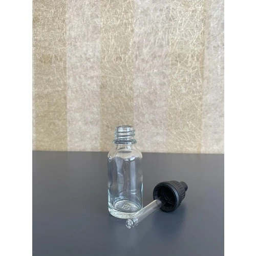 Ziylan 10 ml Şeffaf Cam Şişe Damlalıklı 24 Adet - 2