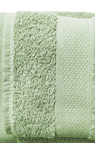2 li Banyo Havlu Takımı %100 Pamuklu Dry Yeşil - 3