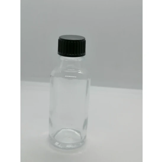 10cc Şeffaf Cam Şişe Düz Kapak, Medikal Şişe, Boş Şişe, 25 Adet ürün görseli