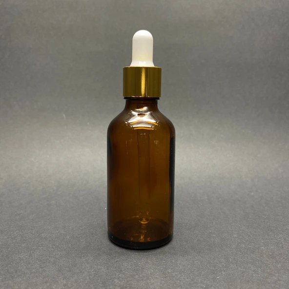 50mlkahverengi cam damlalıklı 24 adet, Ecza şişesi, Damlalıklı şişe, propolis şişesi, damlatmalı şişe, saç serum şişesi, ecza şişesi ürün görseli 1