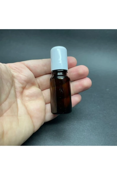 20ml kahverengi cam şişe roll-on şişe, 120 adet, bilye başlıklı şişe, cam şişe, roll-on şişesi, amber şişe - 5