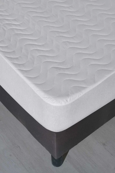 200X200 Kapitoneli Çift Kişilik Sıvı Geçirmez Alez Fitted Geçmeli Yatak Koruyucu - 2