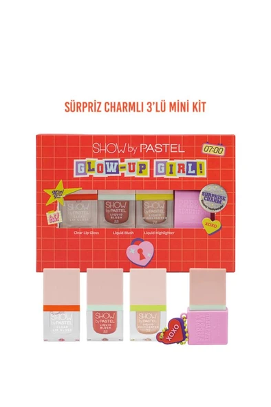 Show by Pastel Glow-Up Girl! Xoxo Mini Kit (3 x 2.1 ml) ürün görseli