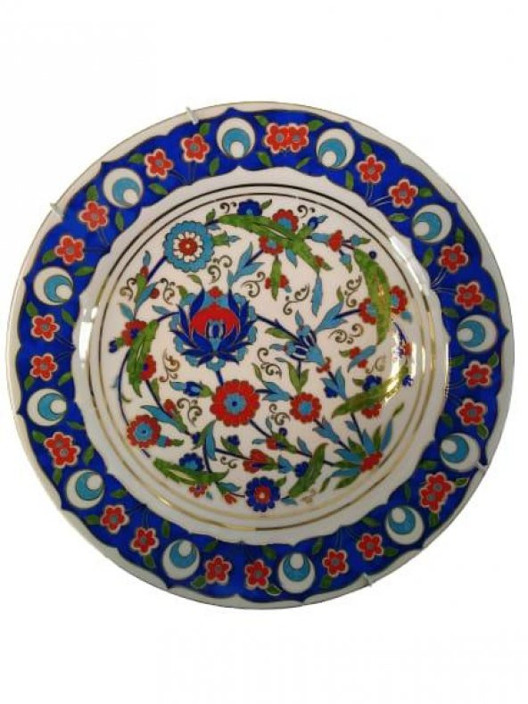 Kütahya Porselen Lenger 25 cm Duvar Tabağı Dekor No:3217 ürün görseli