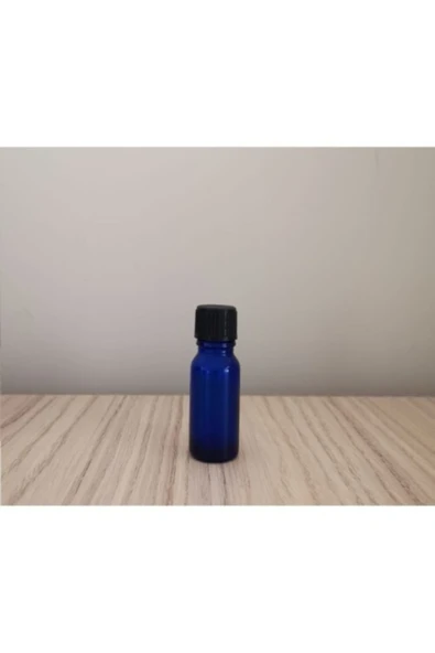 20cc Mavi Cam Şişe Düz Kapak,100 Adet