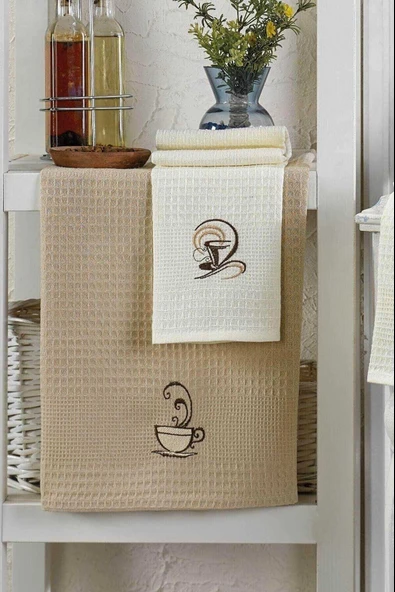 6 Parça Mutfak Kurulama Bezi 30 X 50 Cm Coffe - 2