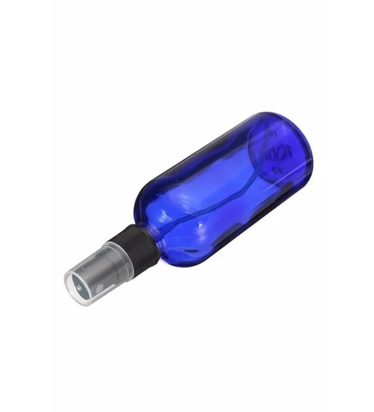 30cc Mavi Cam Şişe Sprey Başlık, Medikal Şişe, Boş Şişe, 25 Adet - Resim 2