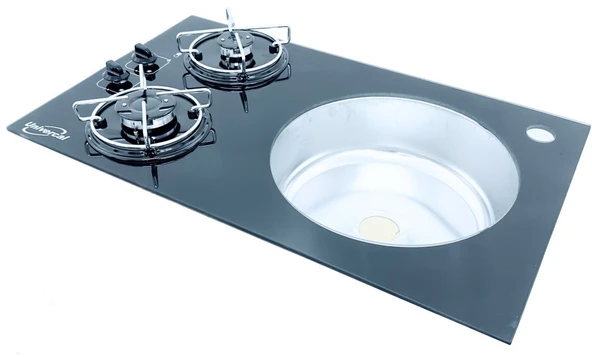 Karavan İki gözlü Ocak Evye 39 x 64 UNİVERCAL ürün görseli