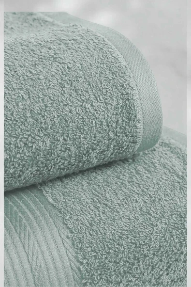 2 Parça Battal Lüks Premium Banyo Spa Havlu Takımı 90x170 Cm Açık Gri - 2