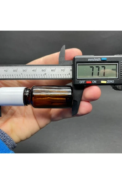 20ml kahverengi cam şişe roll-on şişe, 120 adet, bilye başlıklı şişe, cam şişe, roll-on şişesi, amber şişe - 3