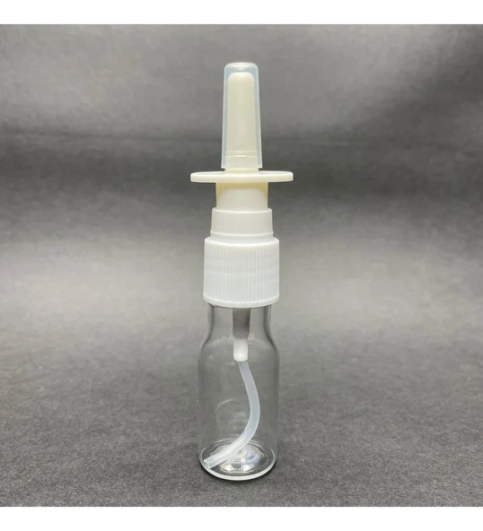 10ml şeffaf şişe, Burun spreyi, 12 adet Nazal Spreyli, Ecza şişesi, İlaç Şişesi