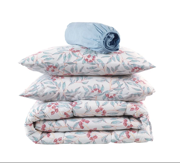 Kobyen Çift Kişilik Sharon Blue Uyku Seti - 2