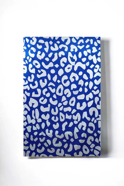 Wild Blue 90x150 cm Desenli Mavi-Beyaz %100 Pamuklu Banyo Havlusu - 4