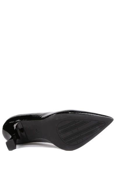 Stato - Siyah Rugan Kadın Topuklu Ayakkabı 25Y-1006 - Resim 6