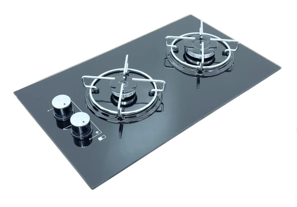 karavan&Tekne ocağı İki Gözlü Ankastre 30 x 51 Cm UNİVERCAL YAN DÜĞME ürün görseli