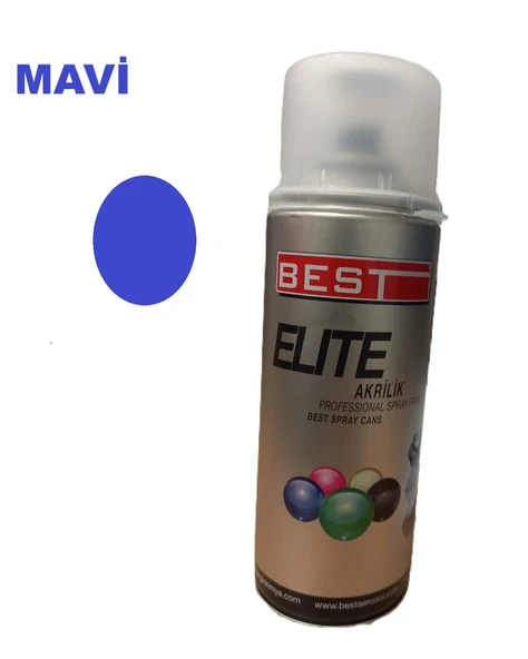 BEST ELİTE AKRİLİK SPREY BOYA 400 ML (MAVİ)