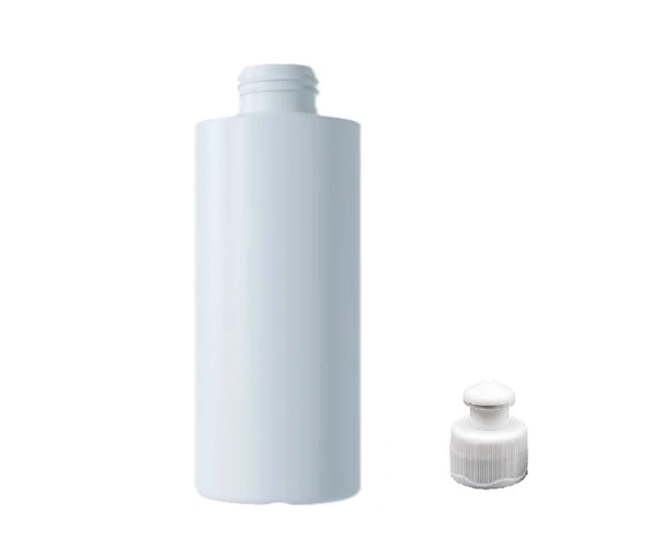 100ml beyaz şişe puspul kapaklı, 24 adet, puspul kapaklı şişe, deterjan şişesi, plastik şişe, sabun şişesi, duş jeli şişesi ürün görseli 1