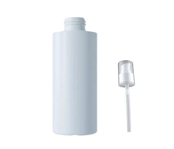 100ml plastik beyaz serum pompalı şişe, 12 adet, serum şişesi, pompalı şişe, medikal şişe, kozmetik şişesi, plastik şişe ürün görseli 1