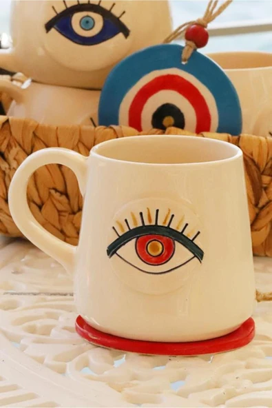 Qurem El Yapımı Handmade Kupa 350 ml